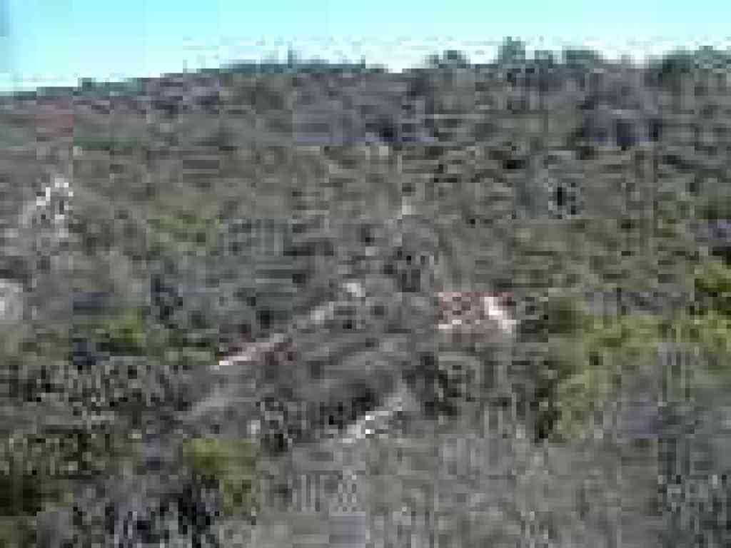 View across canyon