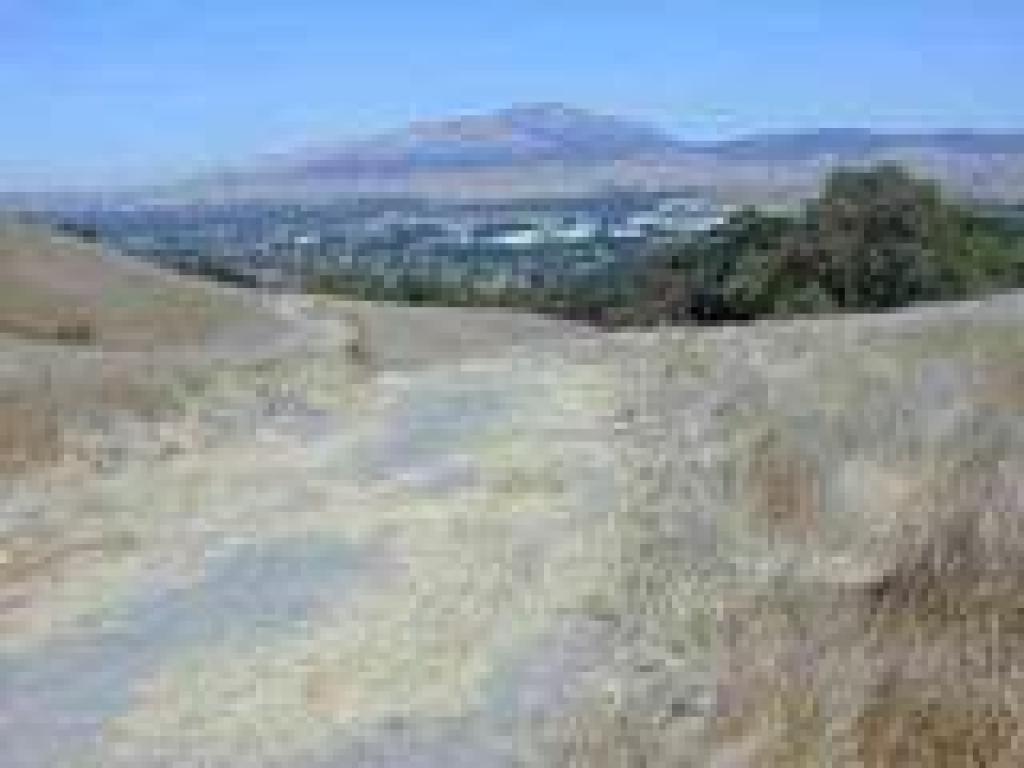 View back downhill