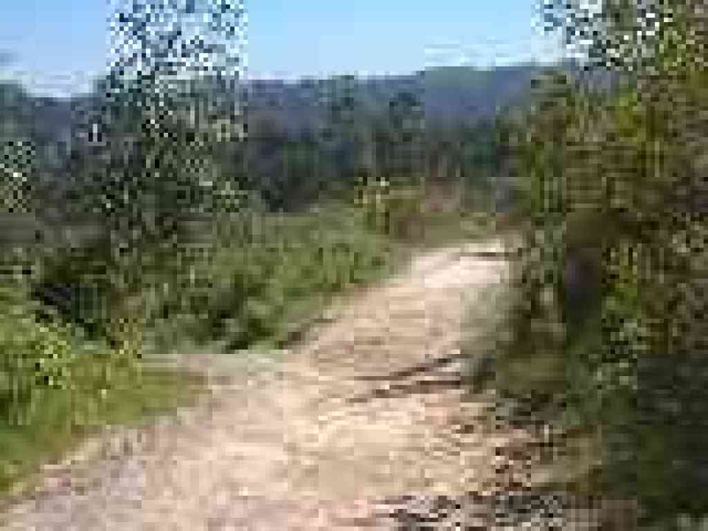 Looking back to junction