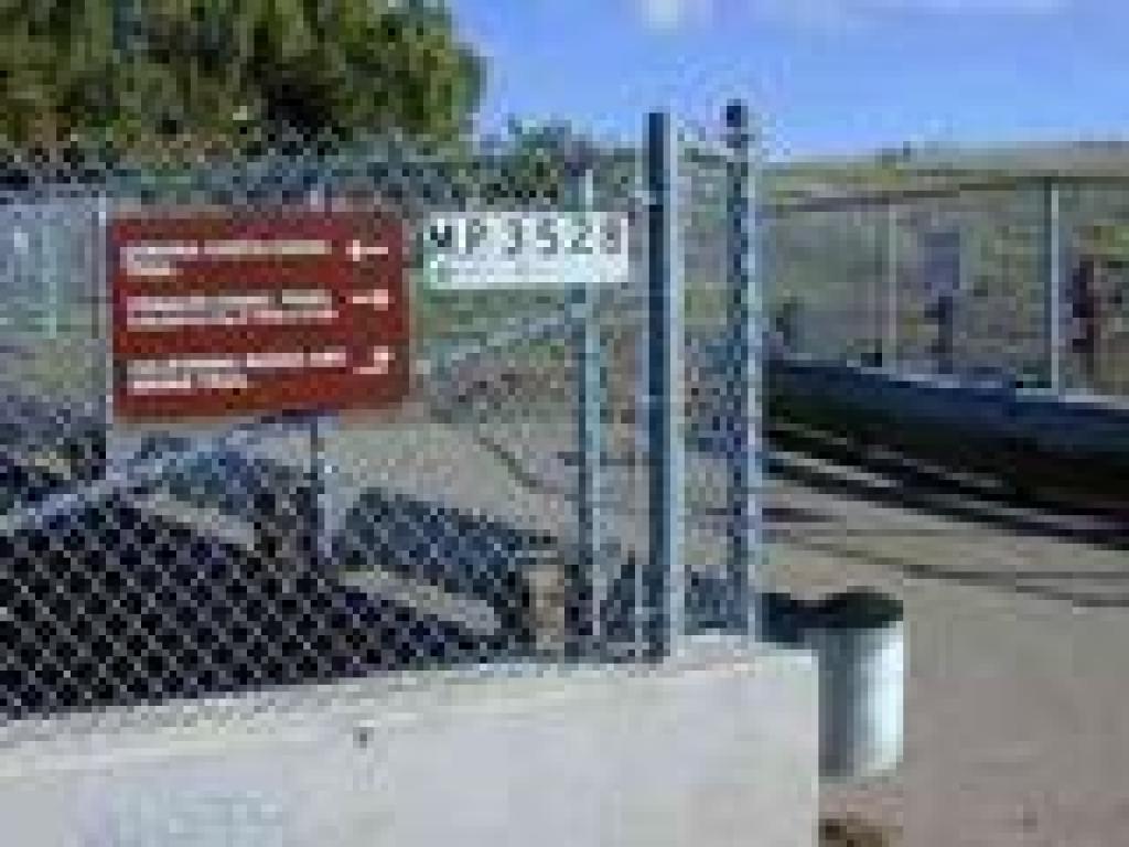 Signs at junction