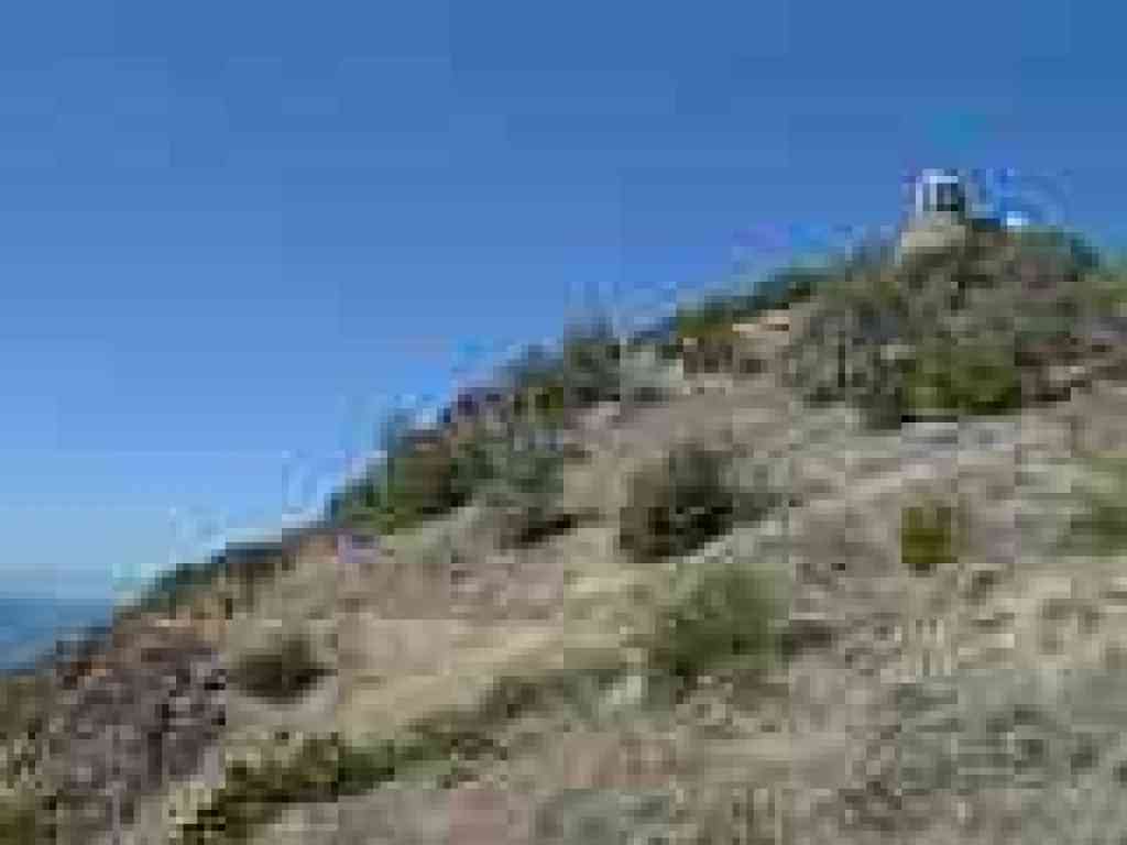 Trail and view of summit