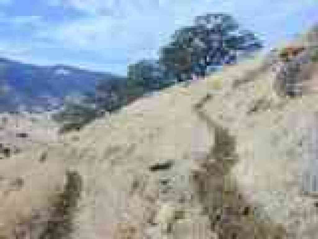 View at the apex of the switchback