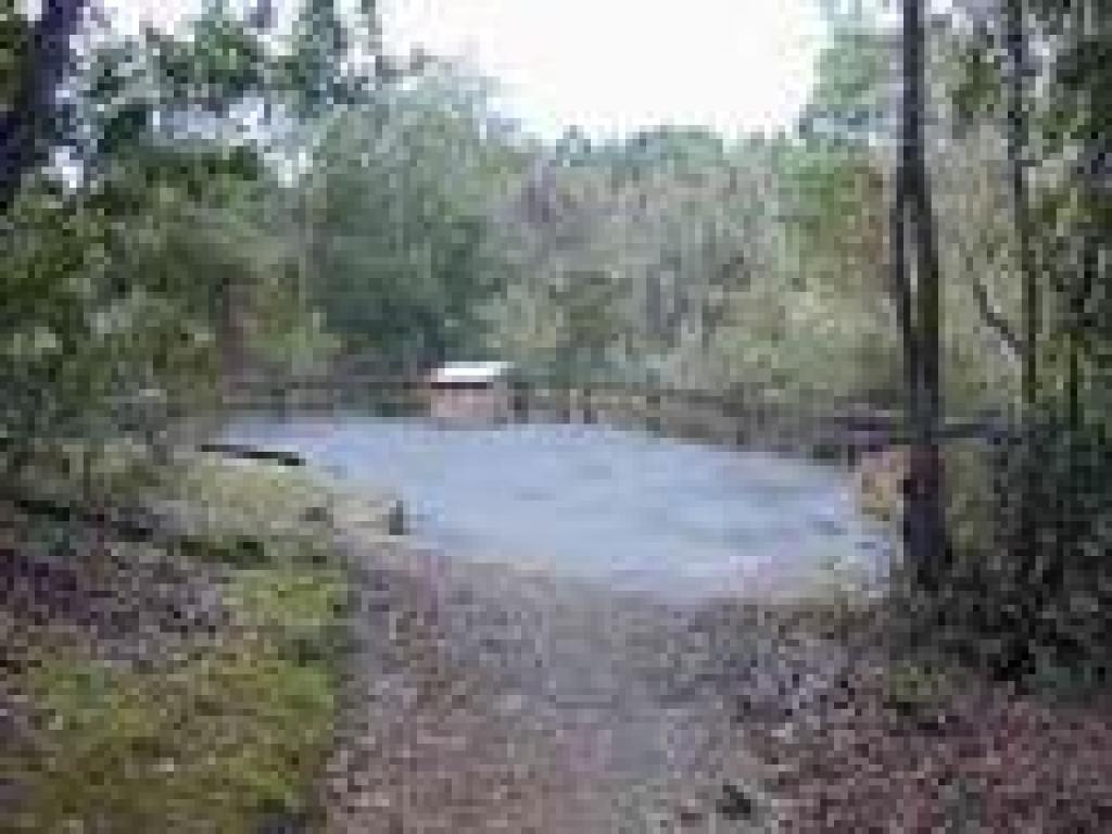 Paved interpretive area