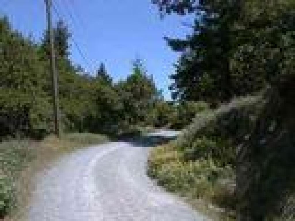 Kent Trail dumps onto gravel road