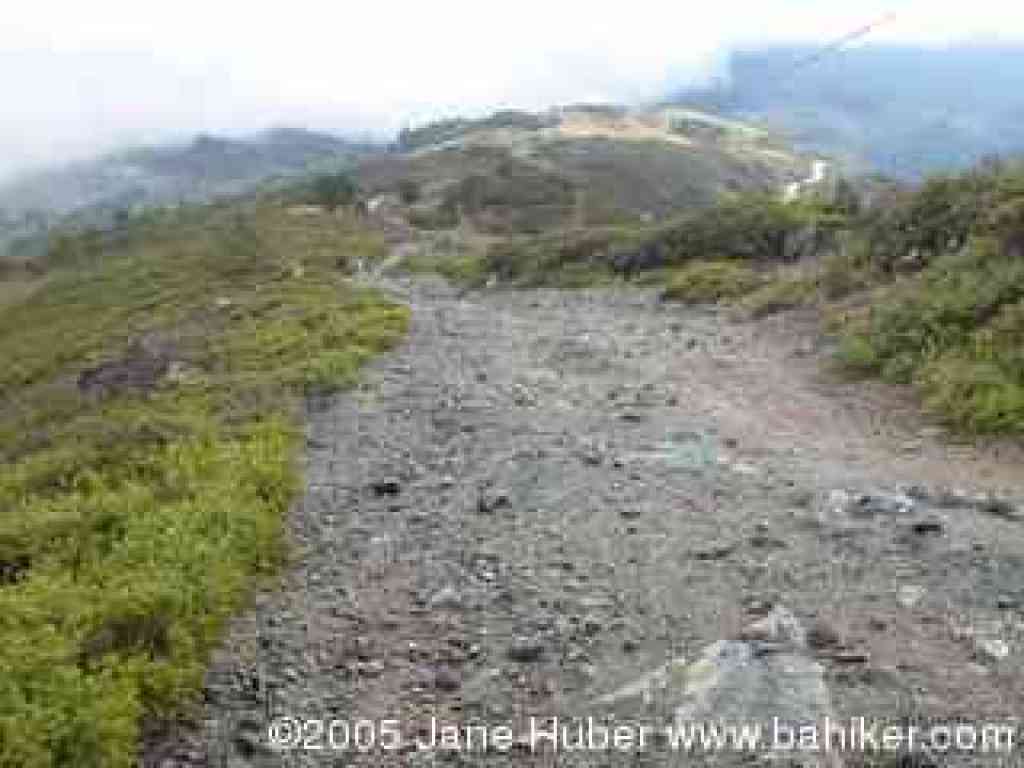 Returning down Pine Mountain Road