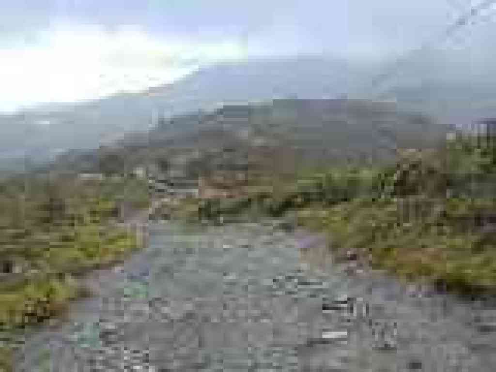 Returning down Pine Mountain Road
