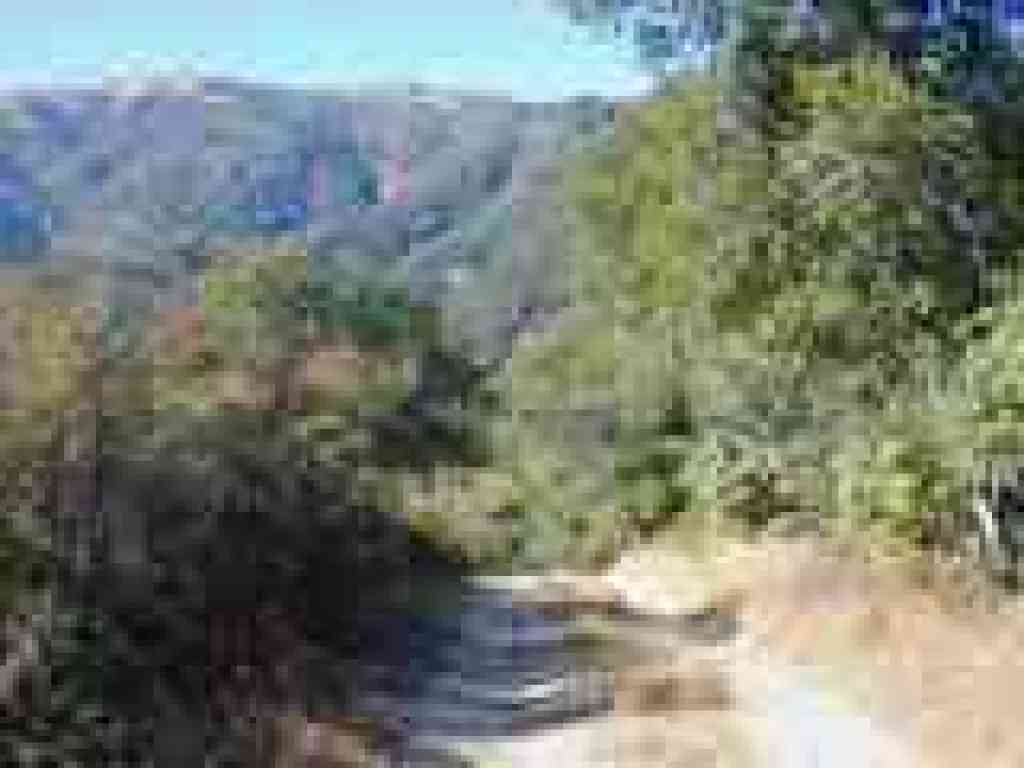 Approaching the first steep descent