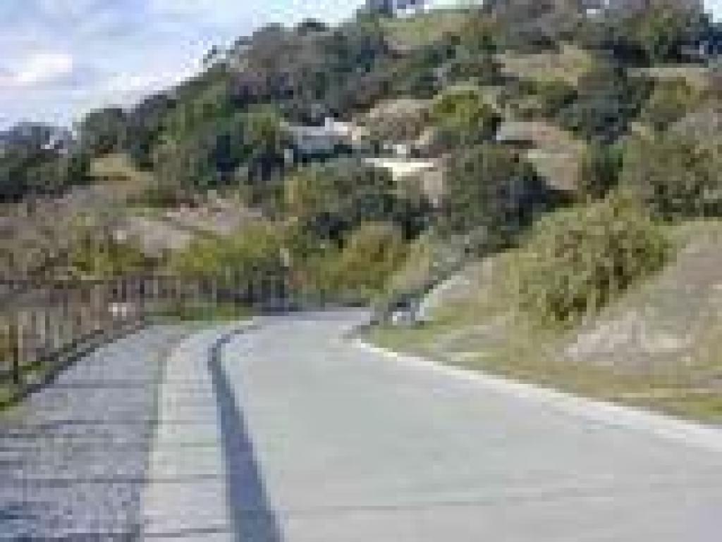 A path breaks off to the right