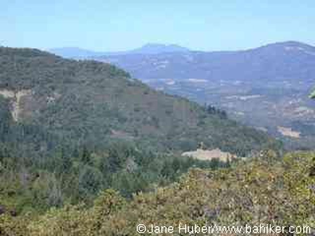 View north to Mount St. Helena from Sonoma Ridge Trail