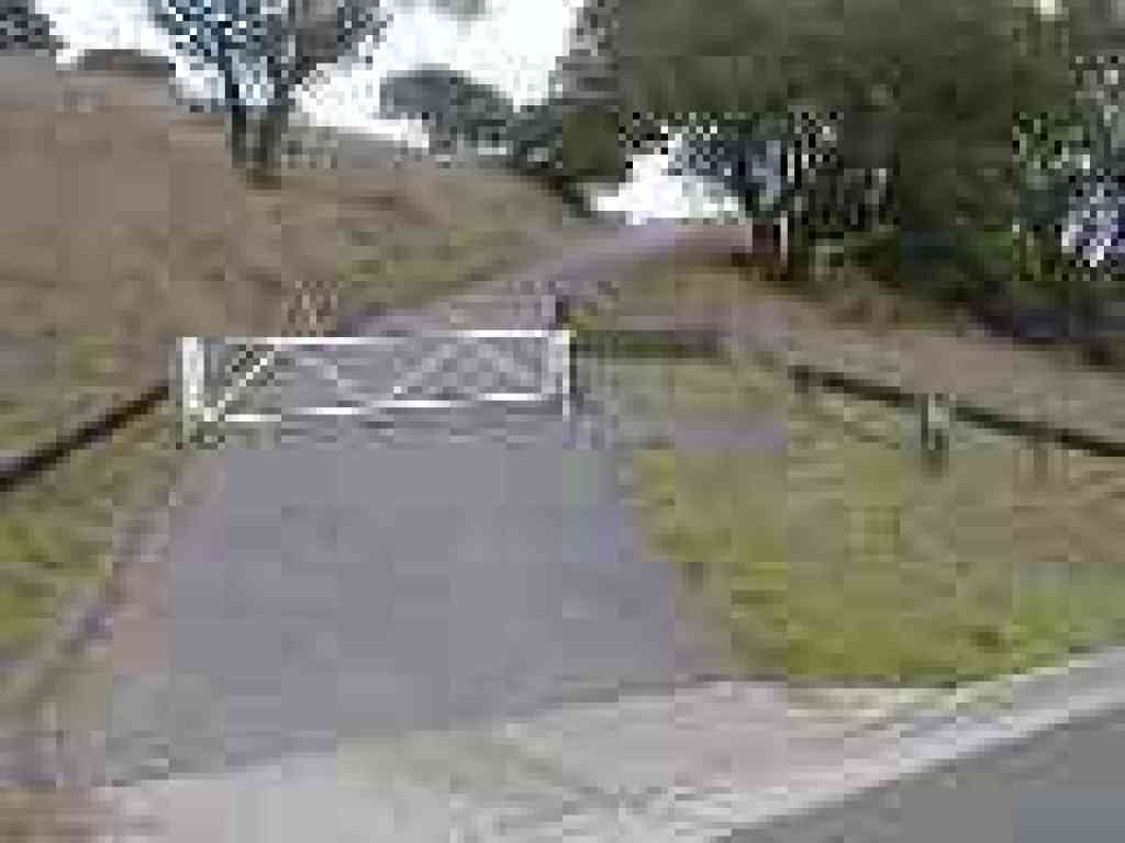 Gate marks entrance