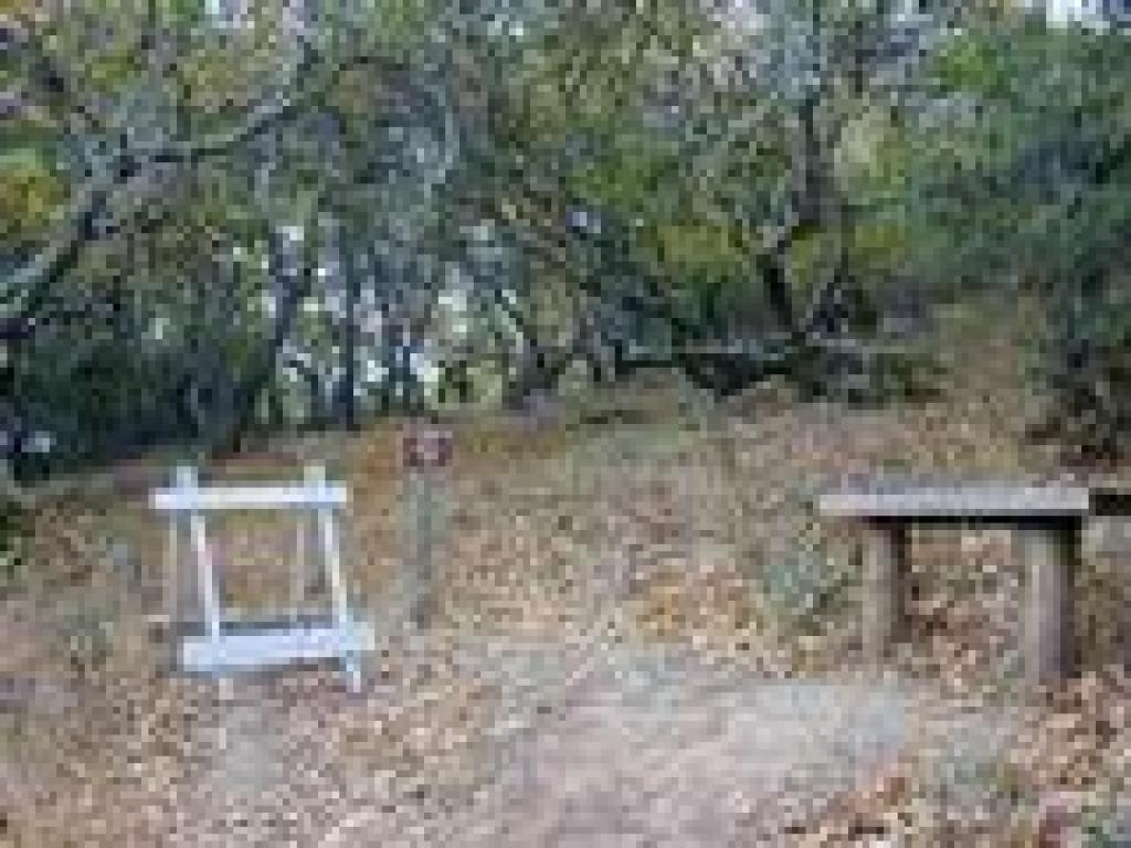 Path is marked "not a through trail"