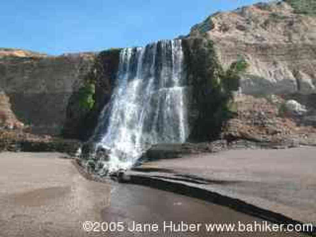 Alamere Falls from the beach