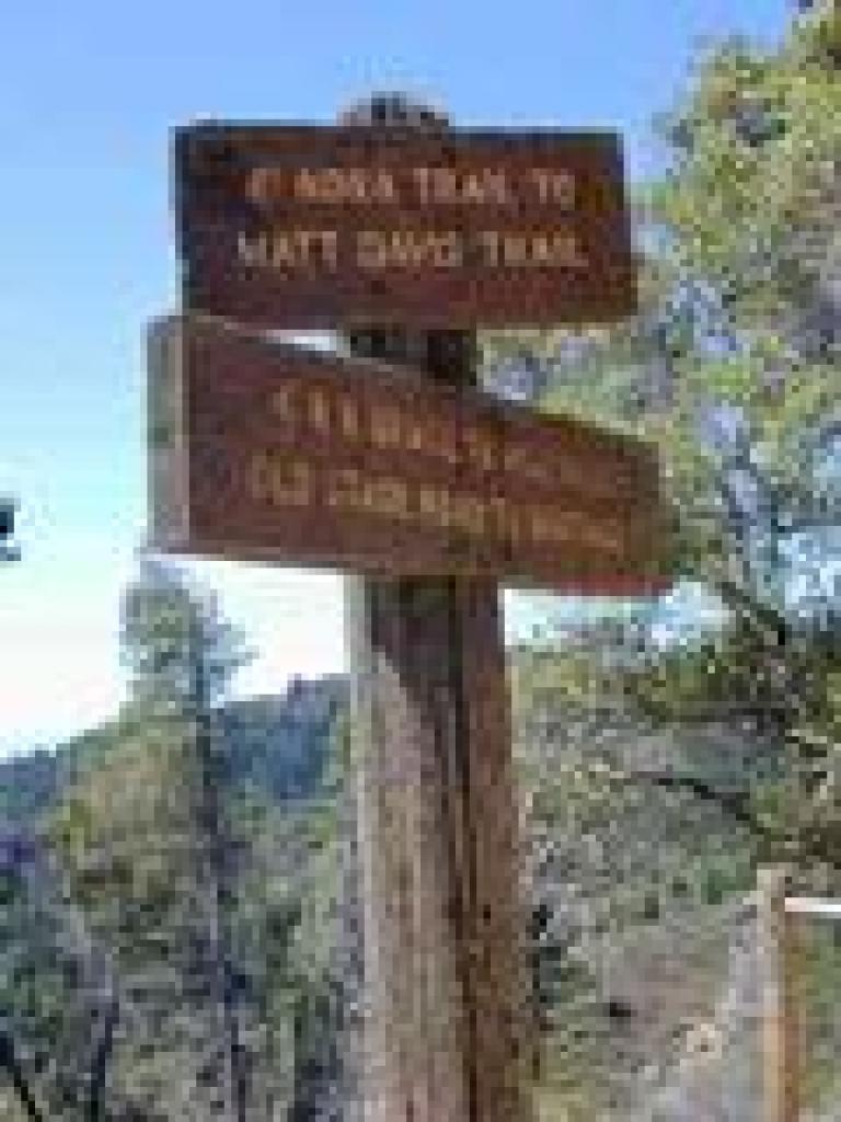 Trail sign