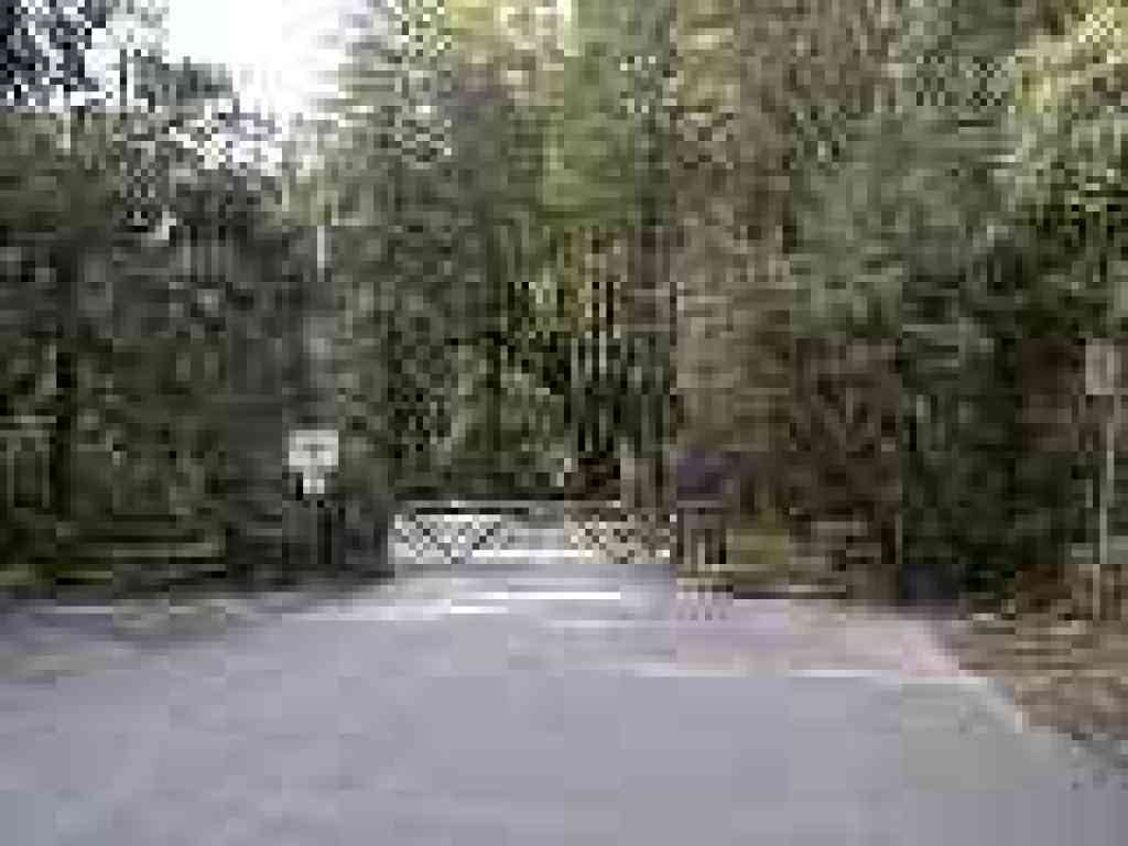 Gate at park entrance