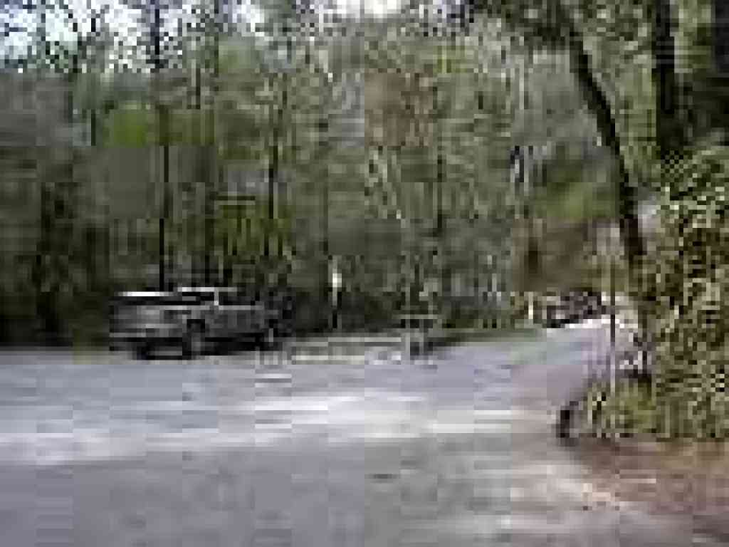 Phoenix Lake Fire Road starts at the edge of the parking lot