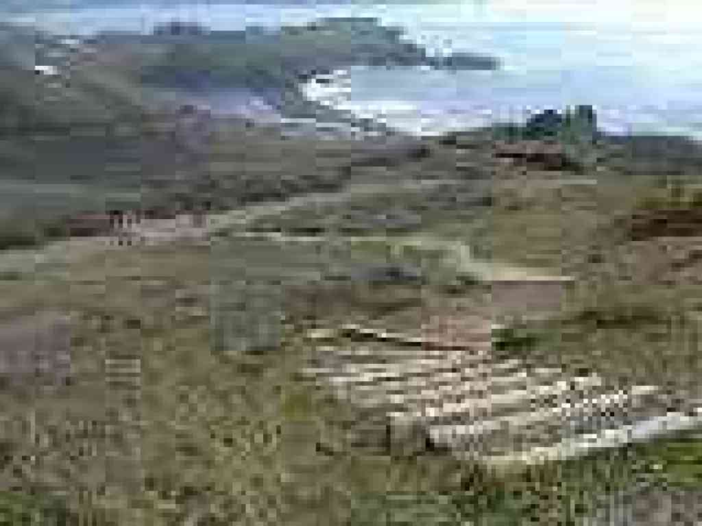 Steps and view back to trailhead