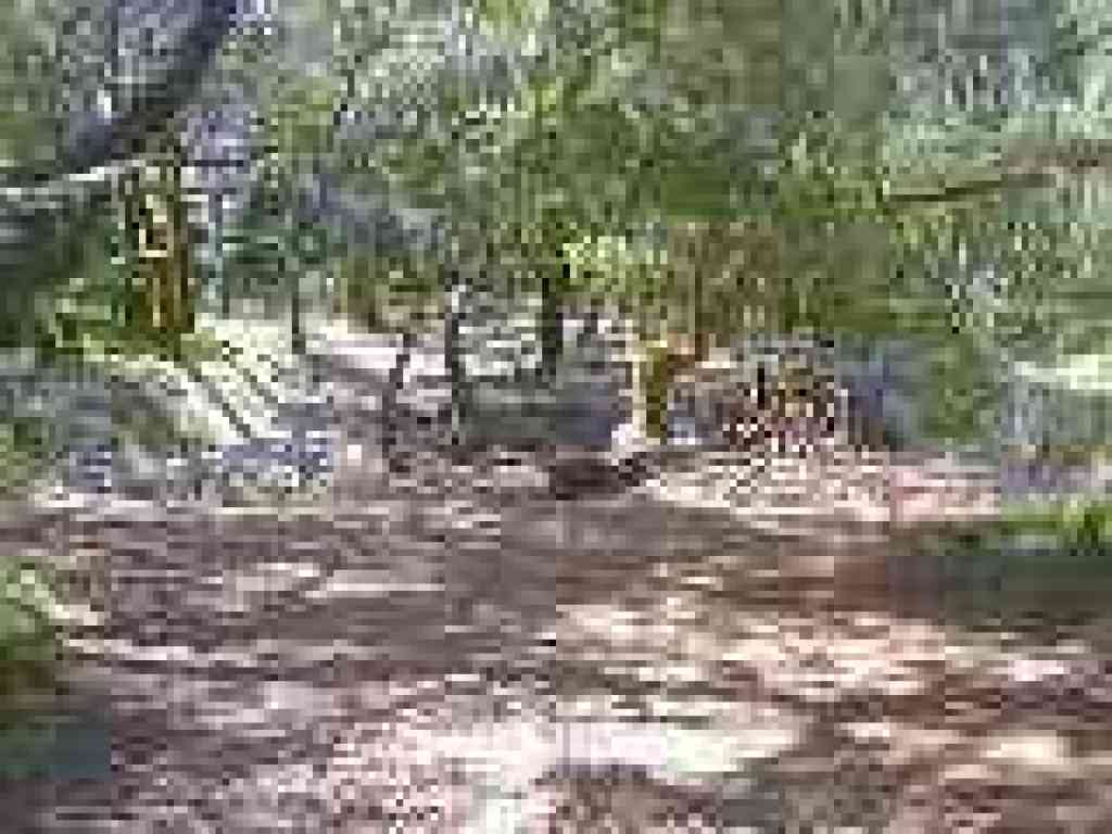 Crossing a creek