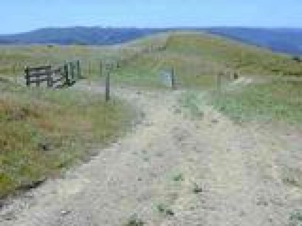 End of the easement