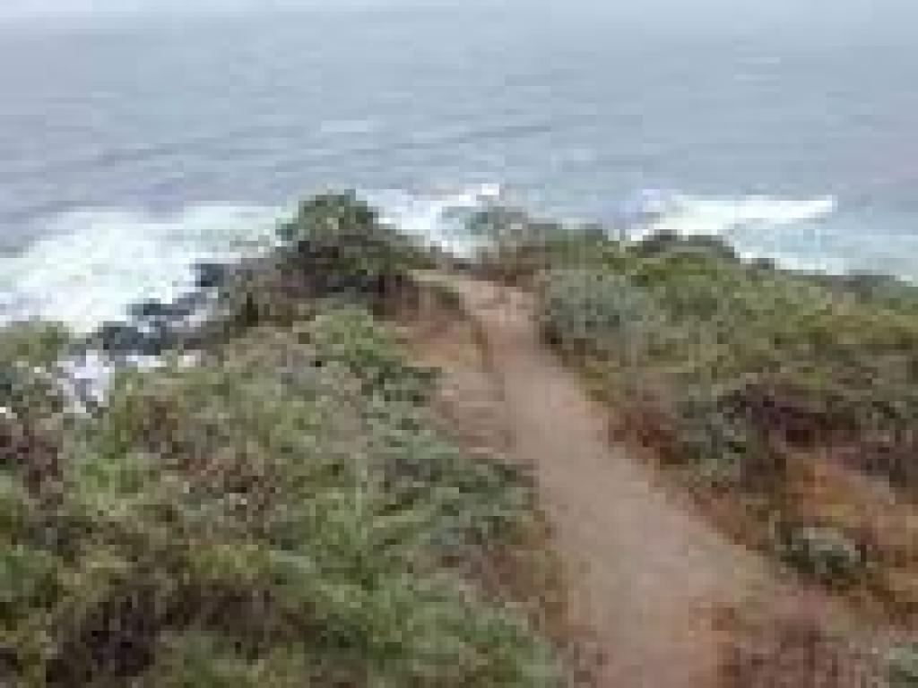 At the point