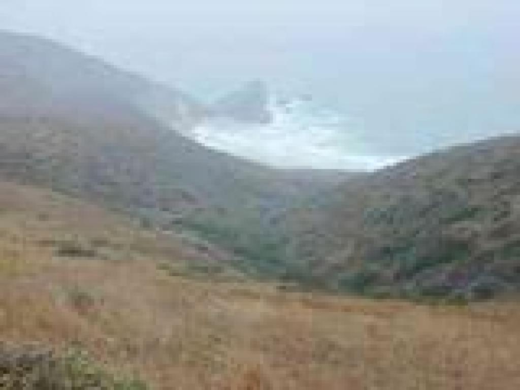 View down to McClure's Beach