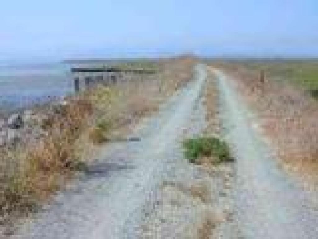 Mudflats on the left