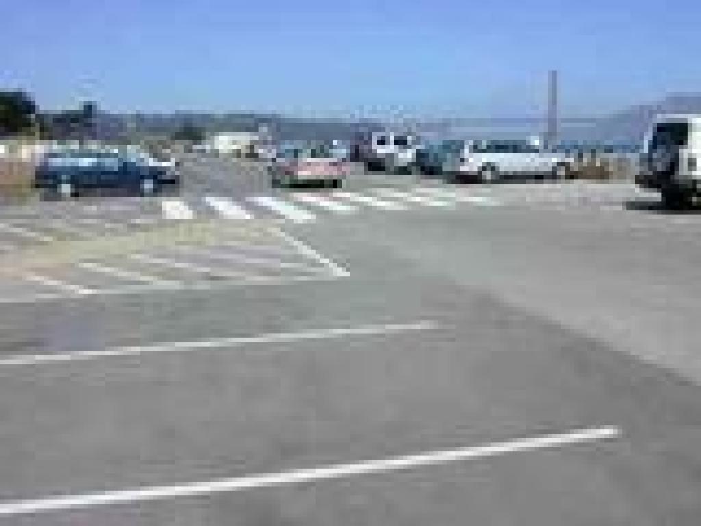 East Beach parking lot