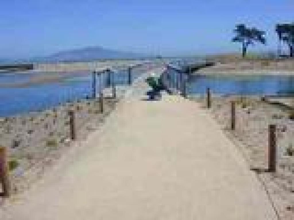 Bridge across marsh