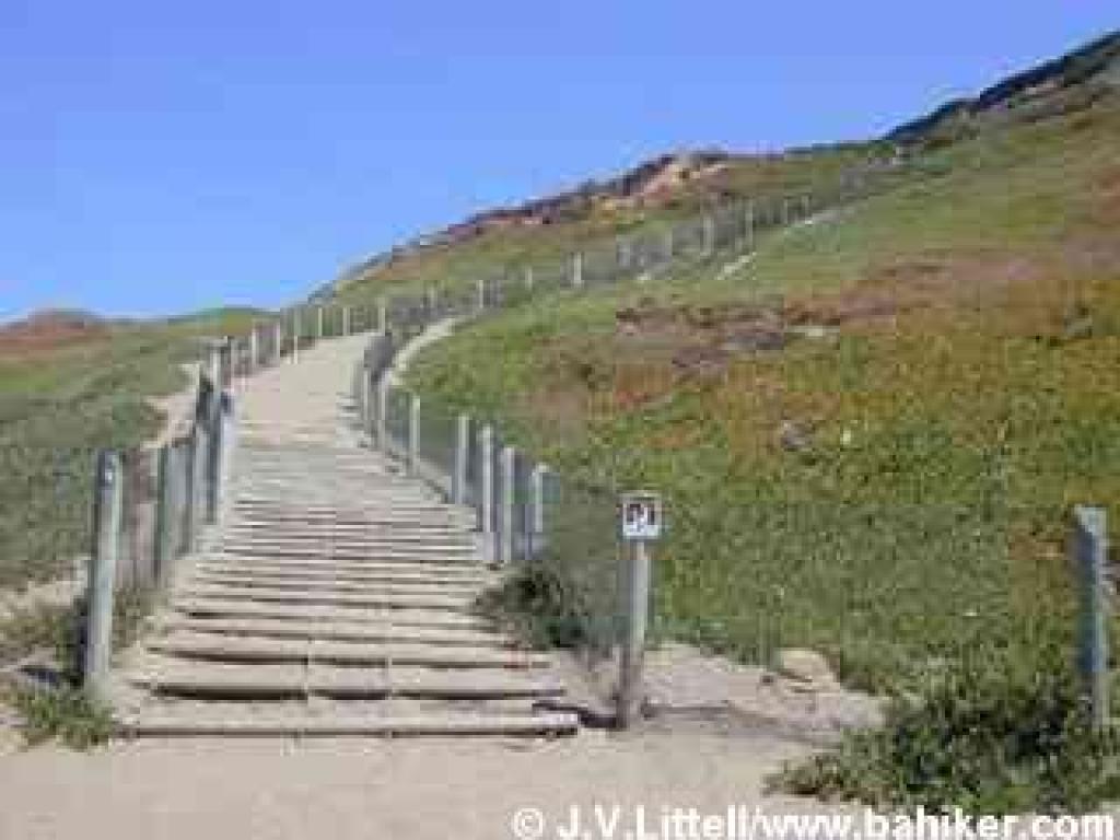 Returning on Sand Ladder Trail