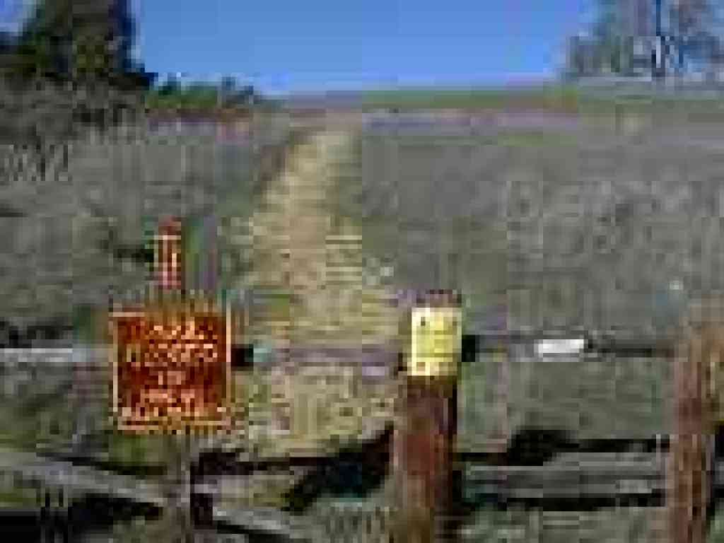 The old routing of Acorn Trail