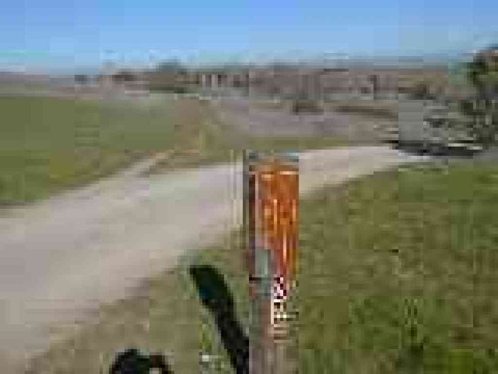 Junction with service road