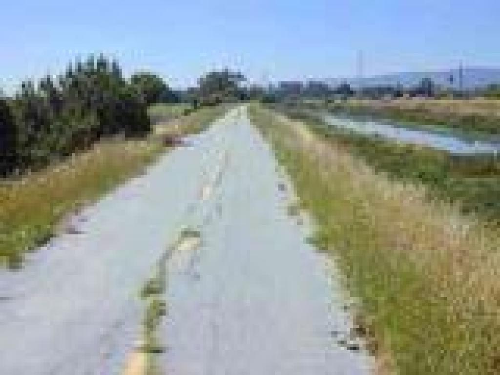 Paved stretch