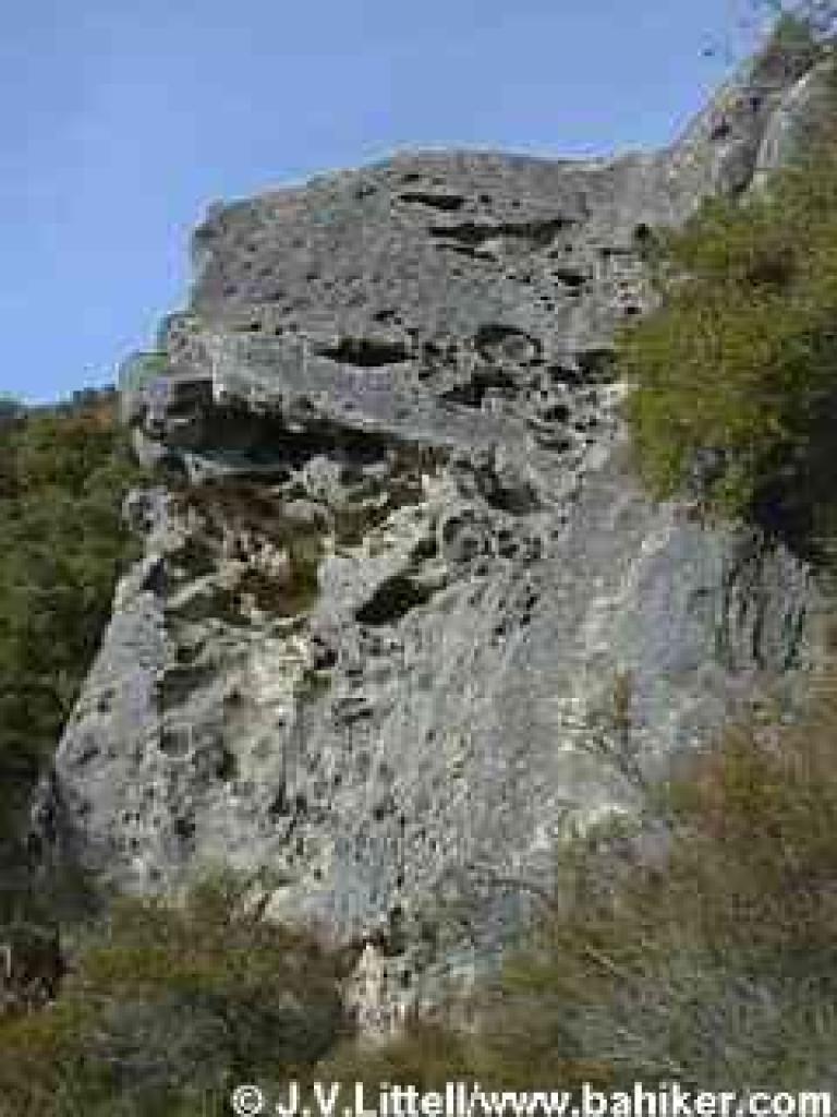Weathered rock