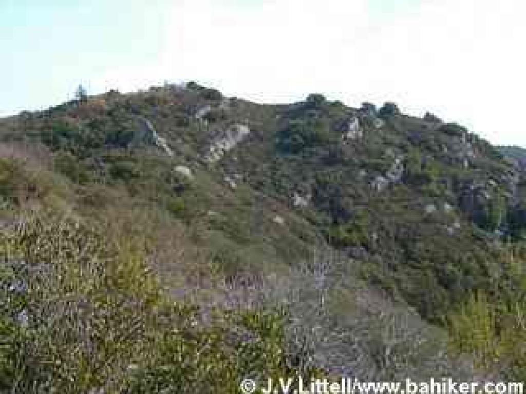 Rock-studded hilltop