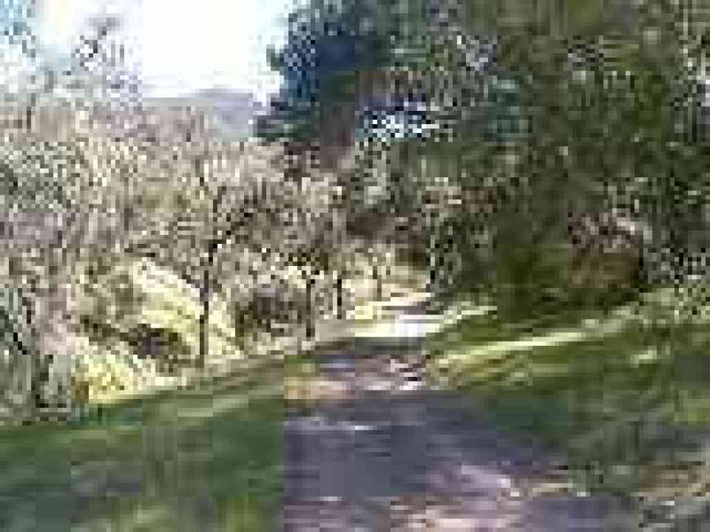 As you hike, the hills begin to close in on the road