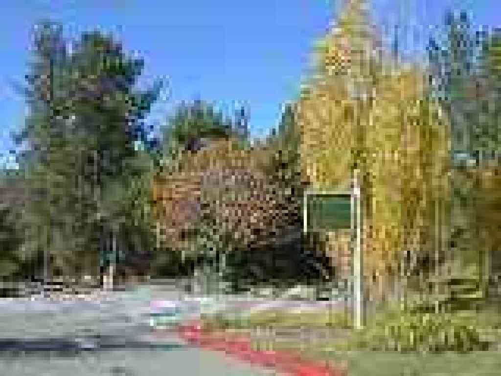Entrance to parking lot