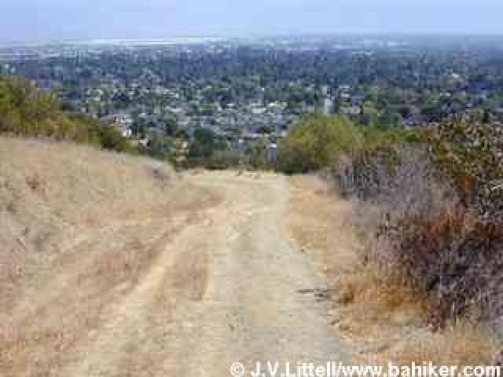 View on the return hike down Eaton Trail