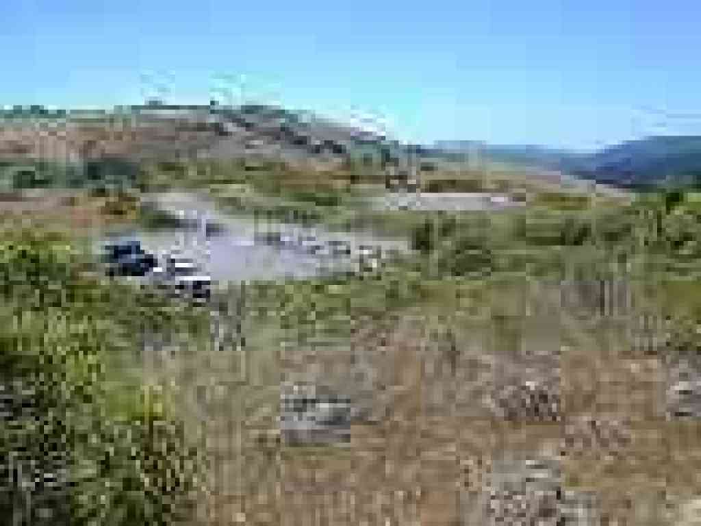 Looking south
