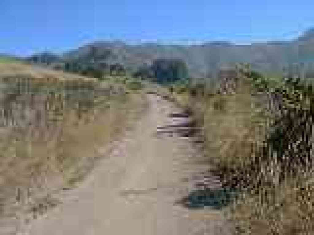 First views of the mountain ridge