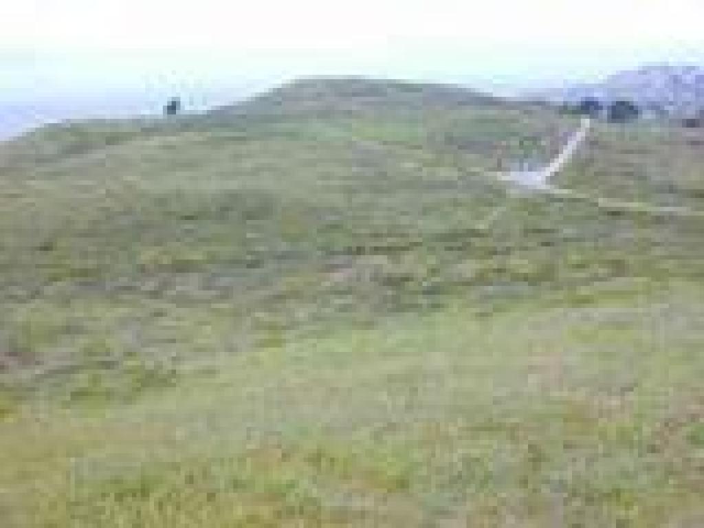 View back to the north