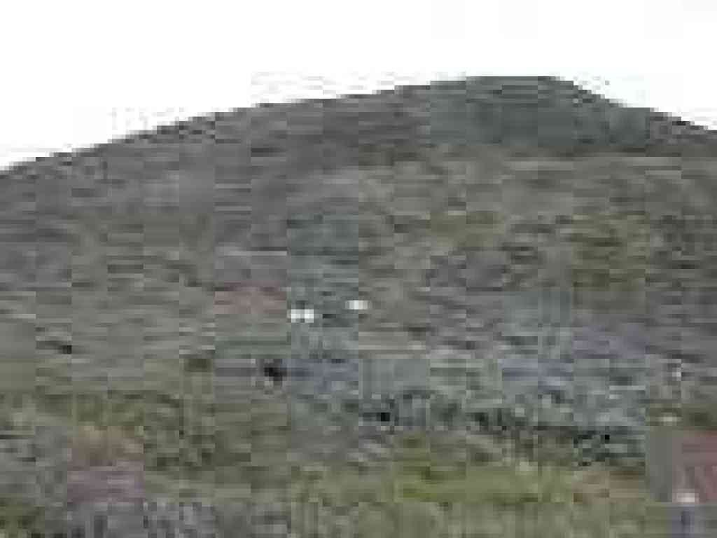 Path climbs to a bluff