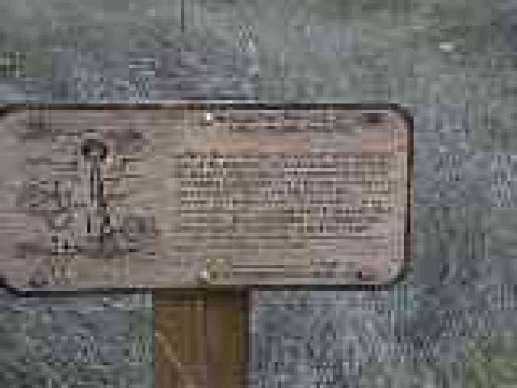 Sign at windmill site