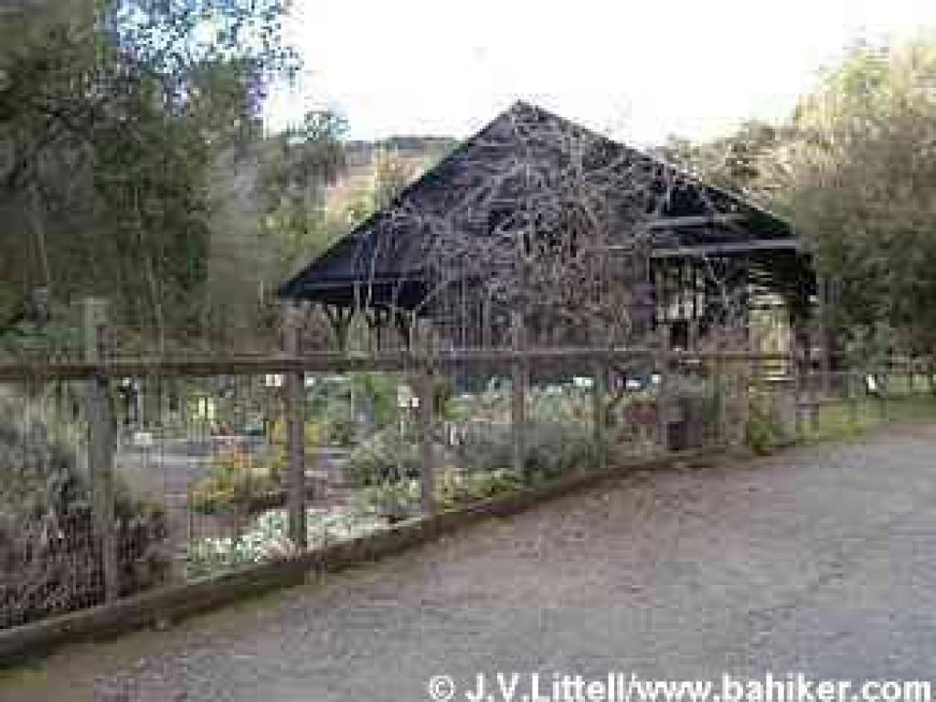 Photo of the gardens and barn at Deer Hollow Farm