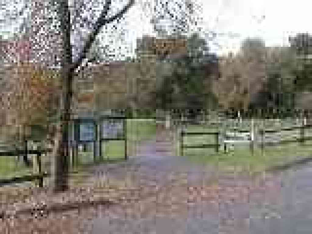 Photo of entrance to open space preserve
