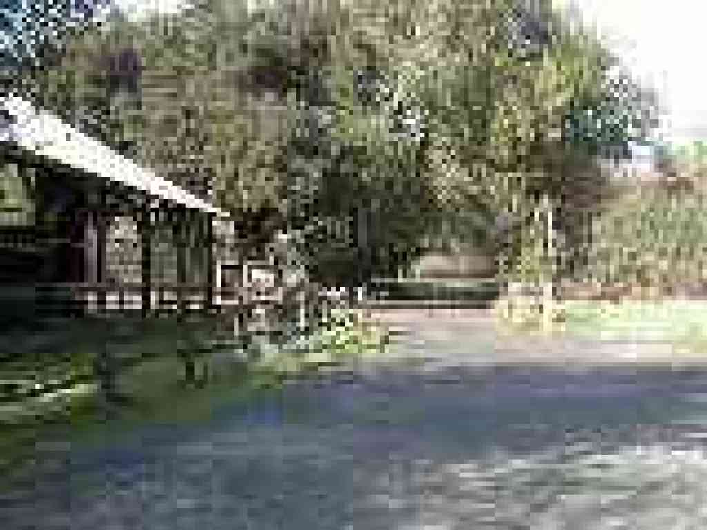 Photo of the approach to a junction