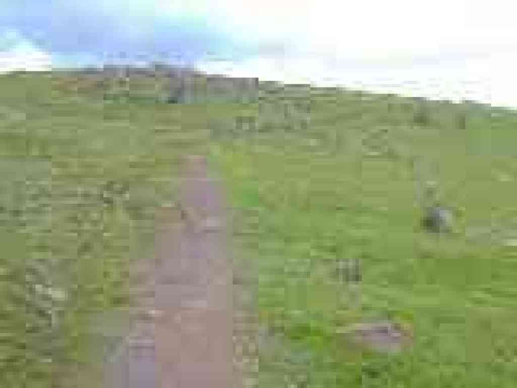 Through a rocky section