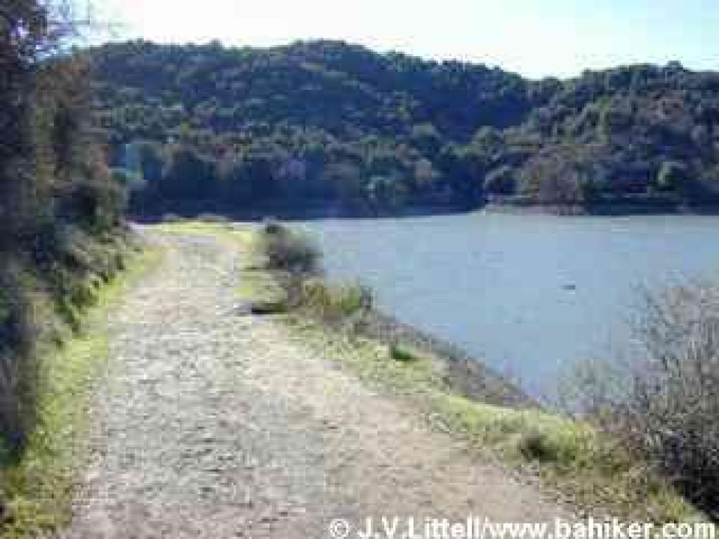 Along the reservoir