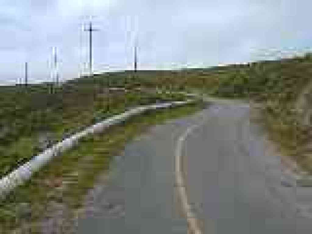 Approaching ridge
