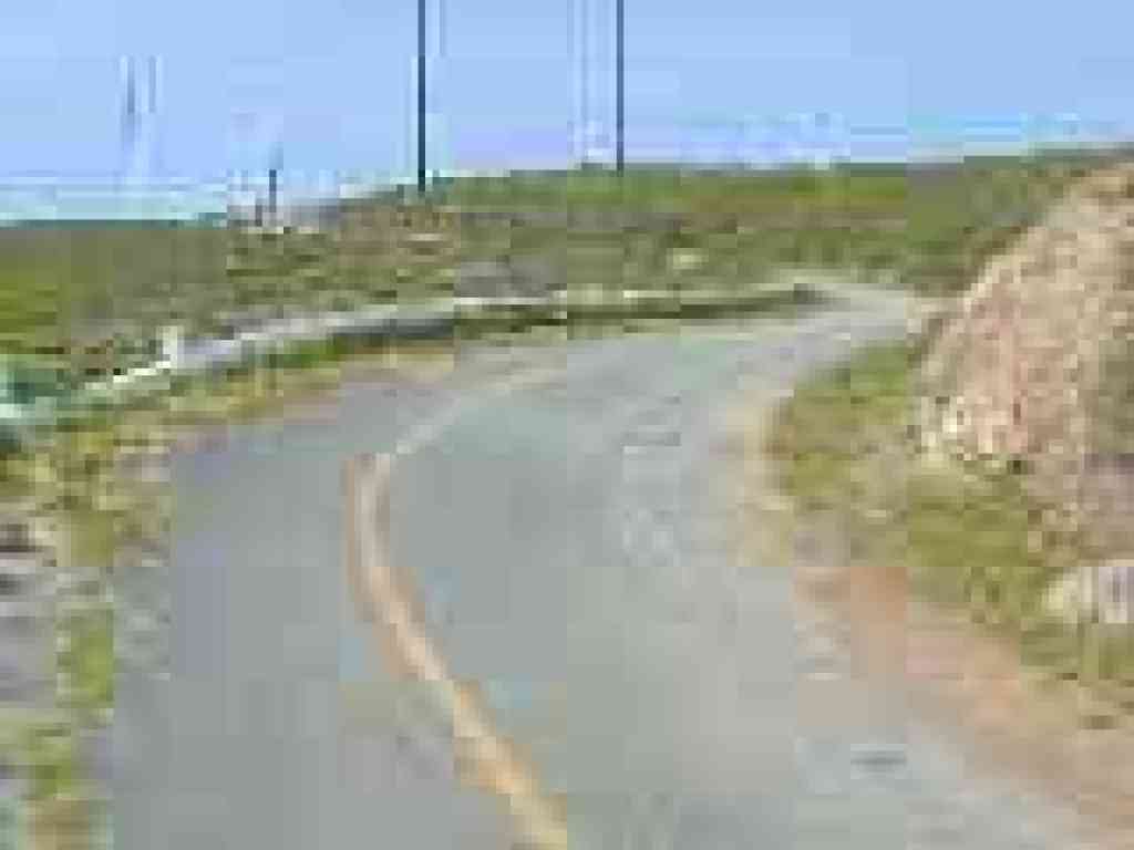 Near the crest