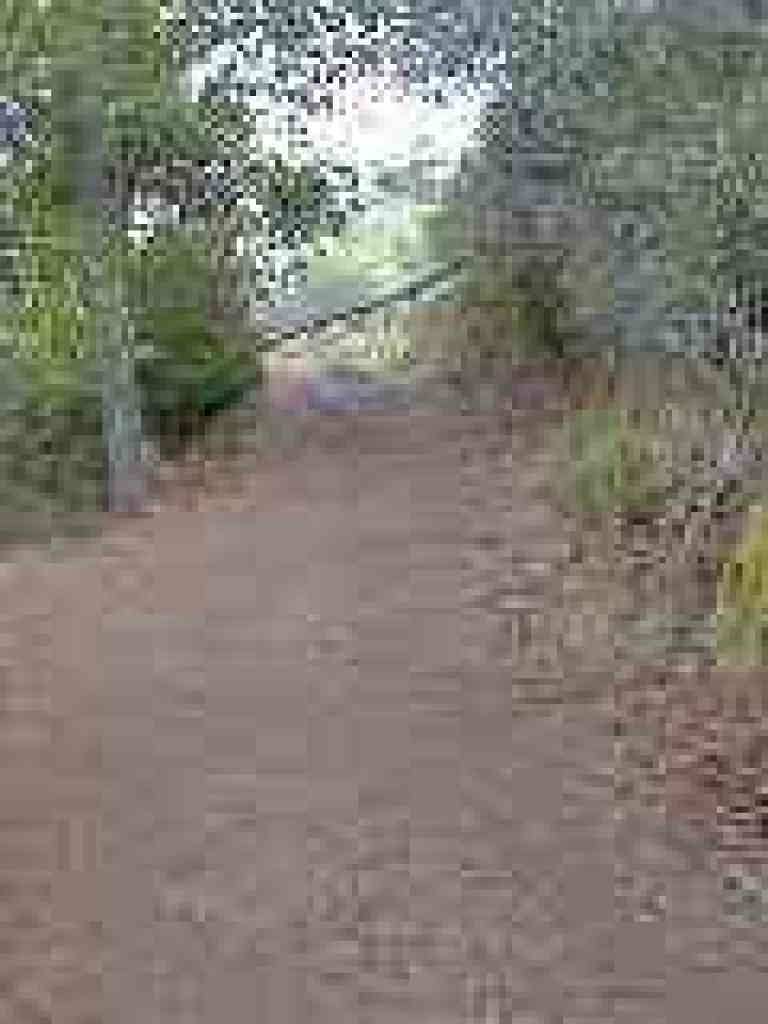 Uphill to rest bench