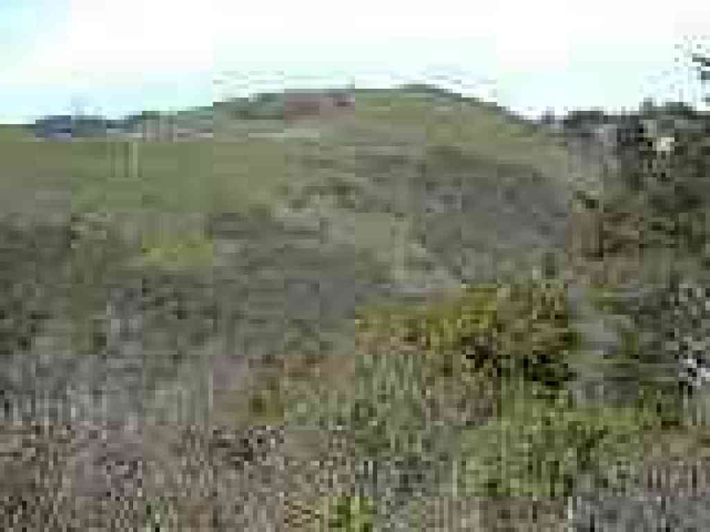View across the mouth of Hamms Gulch